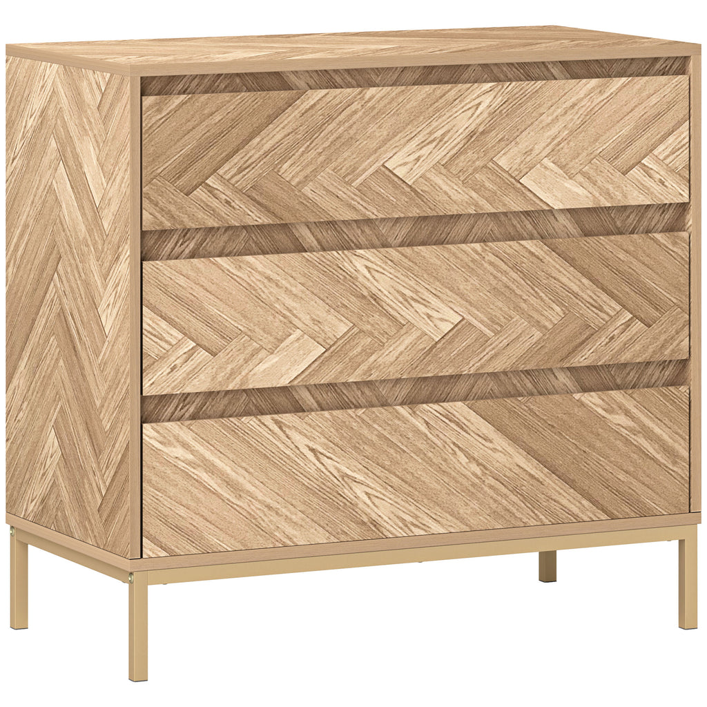 Natural Wood Chest of Drawers - detail view 5
