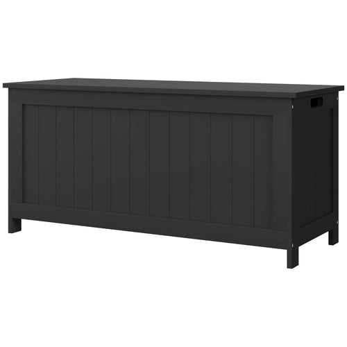 Charcoal Grey Storage Bench | Entryway & Bedroom Storage Chest