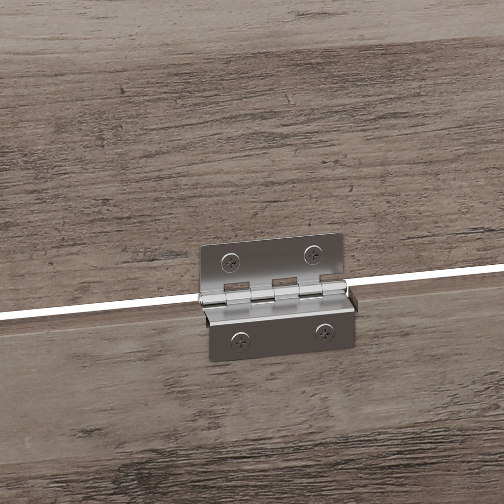 Grey Wood Grain Storage Chest - detail view 3