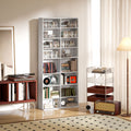 White Bookshelf | Multi-Cube Storage Shelf for Books & Decor