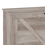 Grey Wood Grain Storage Chest - detail view 5