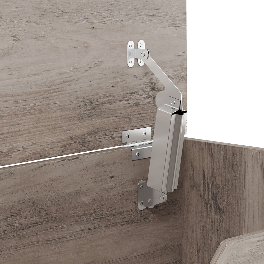 Grey Wood Grain Storage Chest - lifestyle view 2
