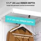 Portable Foldable Wardrobe | 9-Cube Modular Closet System