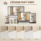 White Geometric Bookshelf | Multi-Level Open Storage Shelf