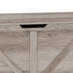 Grey Wood Grain Storage Chest - detail view 4
