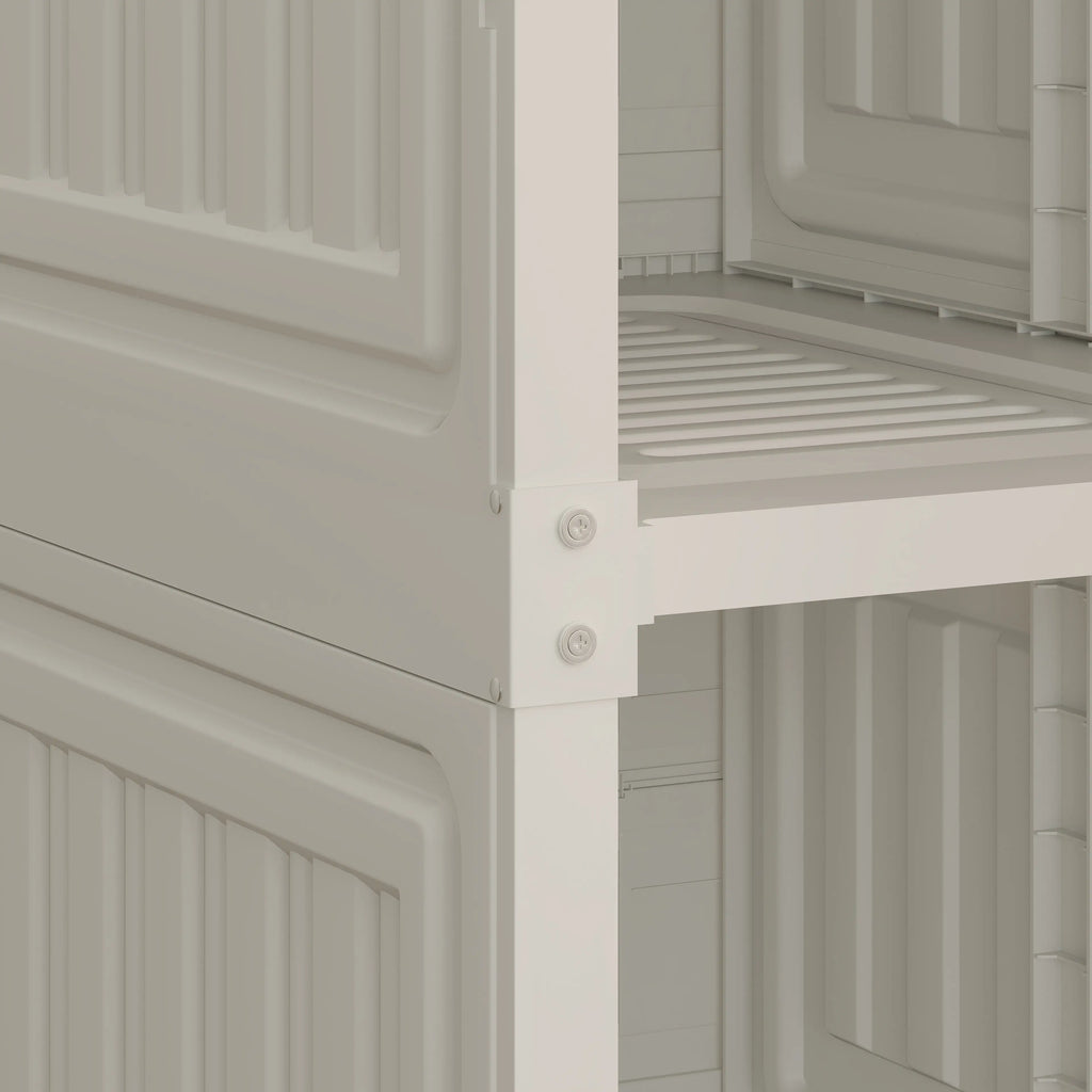 Portable Foldable Wardrobe | 9-Cube Modular Closet System