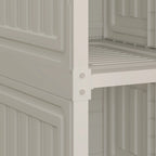 Portable Foldable Wardrobe | 9-Cube Modular Closet System