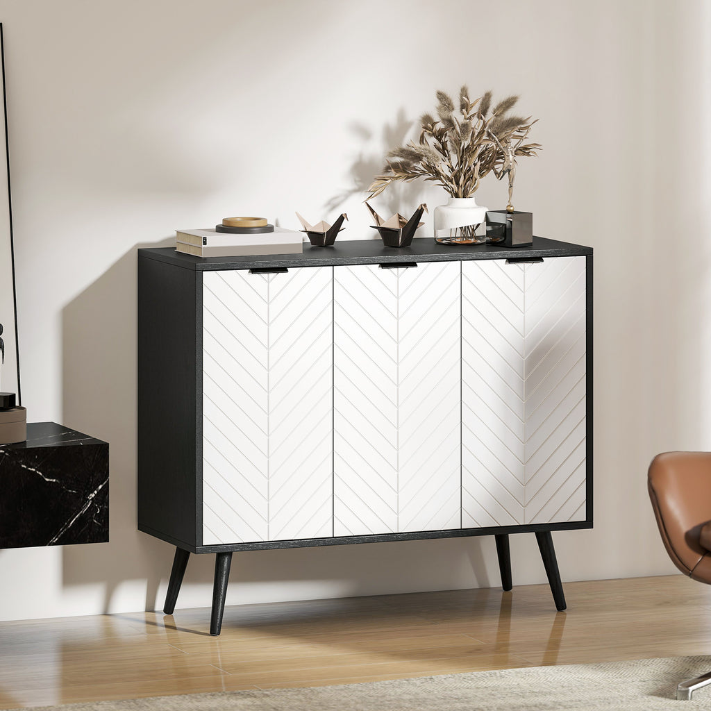 Modern Black Buffet Sideboard - lifestyle view 2