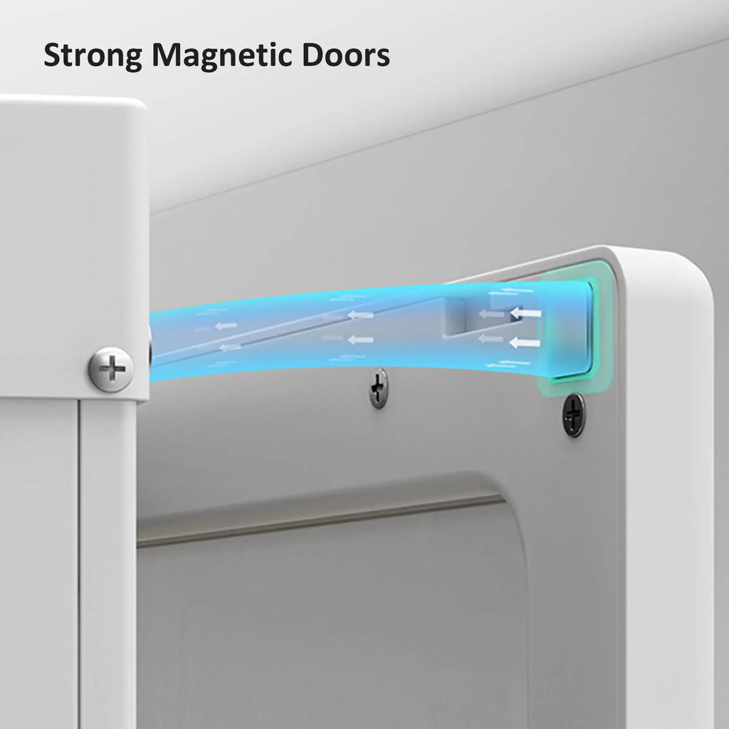 Foldable Modular Wardrobe | 9-Cube Portable Closet with Clear Doors