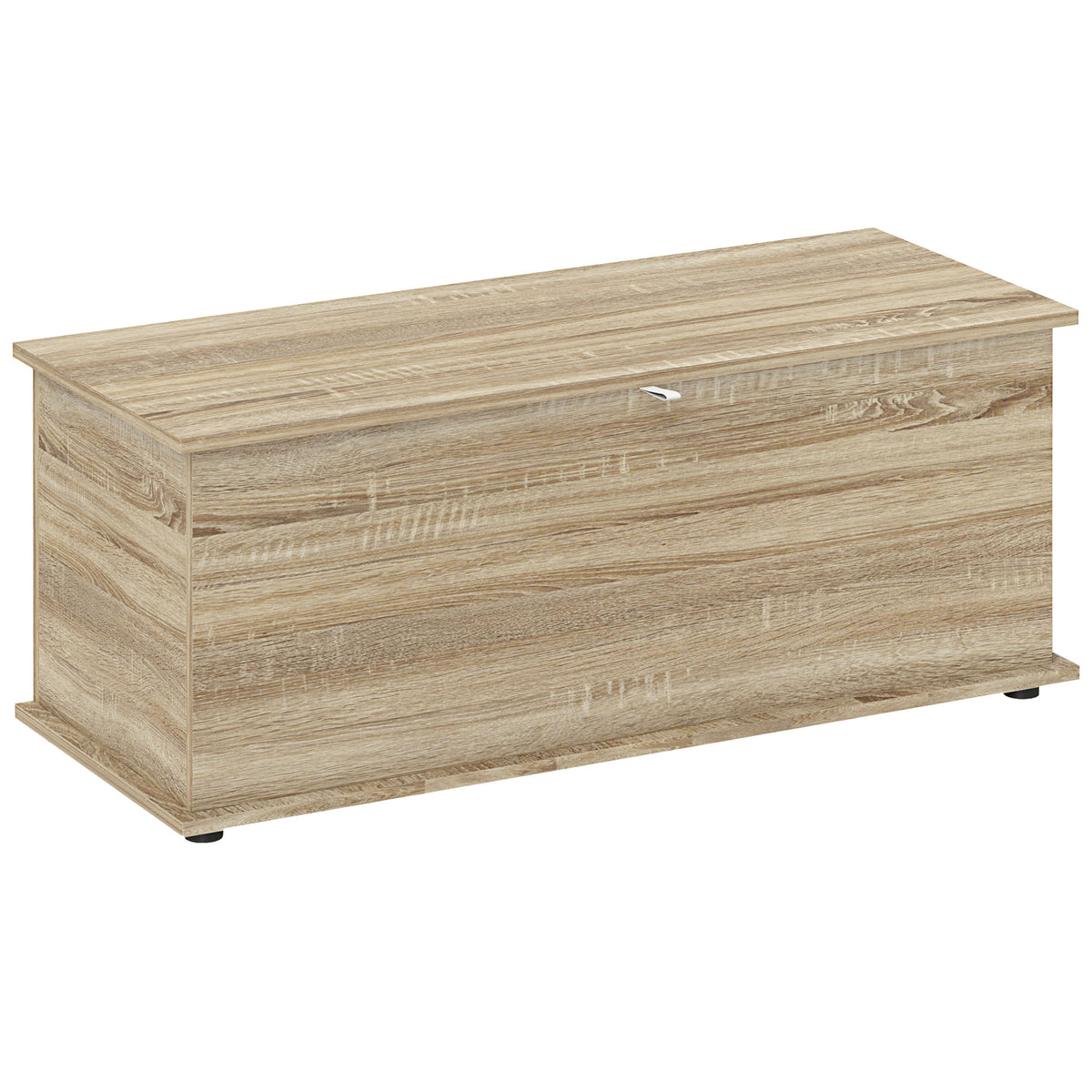 Natural Oak Storage Bench | Flip-Top Bedroom Storage Chest
