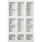 Foldable Modular Wardrobe | 9-Cube Portable Closet with Clear Doors