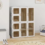 Portable Foldable Wardrobe | 9-Cube Modular Closet System