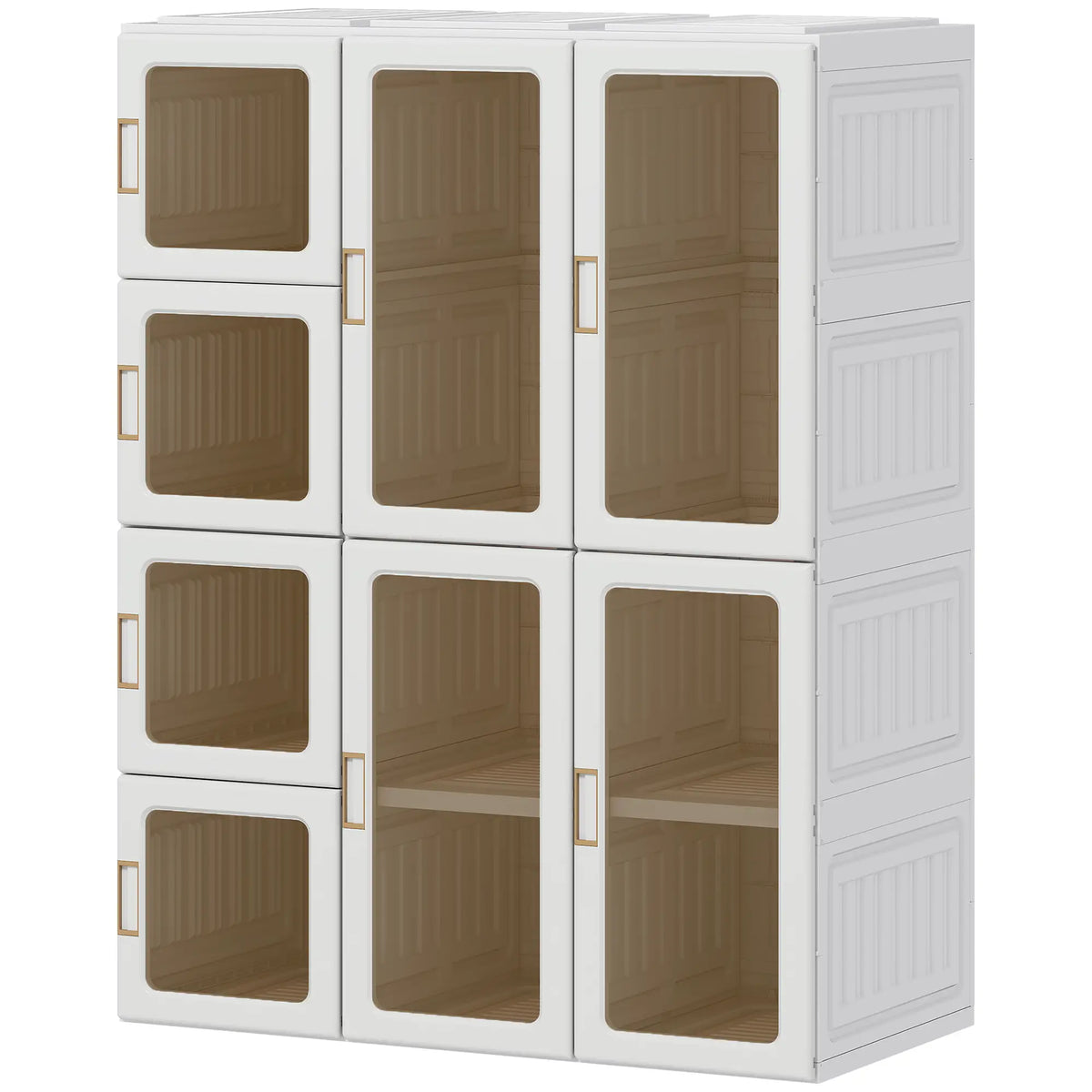 Portable Foldable Wardrobe | 9-Cube Modular Closet System